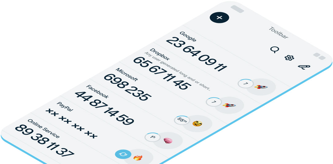 Protectimus SMART – free 2FA app with cloud backup and biometric protection for iOS and Android